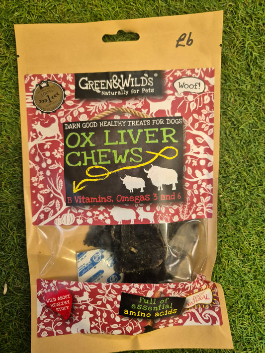 Green&Wilds Ox Liver Chews